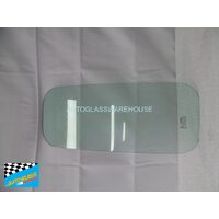 suitable for TOYOTA HIACE 100 SERIES - 11/1989 to 2/2005 - COMMUTER BUS MAXI - PASSENGERS - LEFT SIDE SMALL OVAL FIXED MIDDLE GLASS - GREEN - NEW
