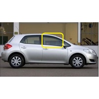 suitable for TOYOTA COROLLA ZRE152R - 5/2007 to 10/2012 - 5DR HATCH ONLY - DRIVERS - RIGHT SIDE FRONT DOOR GLASS - NEW