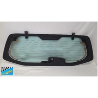 NISSAN PATHFINDER R51 - 7/2005 to 10/2013 - 4DR WAGON - REAR WINDSCREEN GLASS - GREEN - HEATED - 8 HOLES - GENUINE