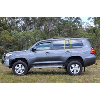 suitable for TOYOTA LANDCRUISER 200 SERIES - 11/2007 to 9/2021 - 5DR WAGON - PASSENGERS - LEFT SIDE REAR QUARTER GLASS - PRIVACY GREY - NEW