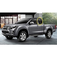 ISUZU D-MAX - 6/2012 to 8/2020 - 2DR SPACE CAB - PASSENGERS - LEFT SIDE REAR OPERA GLASS - NEW
