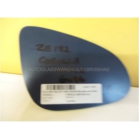 suitable for TOYOTA COROLLA ZRE172R/ZRE182R - 12/2013 to 6/2018  - SEDAN/HATCH - LEFT SIDE MIRROR - FLAT GLASS ONLY - 160mm X 130mm - G086 - NEW