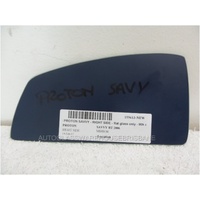 PROTON SAVVY BT - 3/2006 to 10/2011 - 5DR HATCH - RIGHT SIDE MIRROR - FLAT GLASS ONLY - 90h x 175mm - NEW