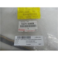 suitable for LEXUS IS250 GSE20R - 11/2005 to CURRENT - 4DR SEDAN - REAR SCREEN RUBBER MOULD - NEW