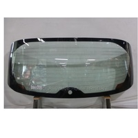 NISSAN JUKE F15 - 10/2013 to 12/2019 - 5DR SUV - REAR WINDSCREEN GLASS - HEATED,1 HOLE,TONG MARK - GREEN - LIMITED STOCK - NEW