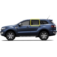 FORD EVEREST UA - 10/2015 to 7/2022 - 5DR WAGON - LEFT SIDE REAR DOOR GLASS - PRIVACY GREY - NEW