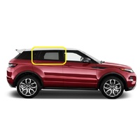 RANGE ROVER EVOQUE L538 - 1/2012 to CURRENT - 5DR SUV - DRIVERS - RIGHT SIDE REAR DOOR GLASS - 1 HOLE - GREEN - NEW