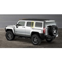 HUMMER H3 7/2007 to 12/2009 - 4DR SUV - PASSENGERS - LEFT SIDE REAR QUARTER GLASS - IN REAR DOOR - GREEN - NEW