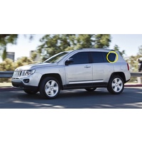 JEEP COMPASS MK - 3/2007 to 12/2016 - 4DR WAGON - PASSENGERS - LEFT SIDE REAR CARGO GLASS - GREEN - NEW