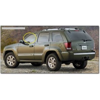 JEEP GRAND CHEROKEE WH - 7/2005 to 4/2010 - 4DR WAGON - PASSENGERS - LEFT SIDE FRONT DOOR GLASS - LAMINATED - WITH FITTINGS - NEW