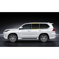 suitable for LEXUS LX570 URJ201R - 4/2008 to CURRENT - 5DR WAGON - LEFT SIDE REAR DOOR GLASS - GREEN - NEW