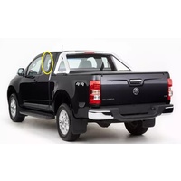 HOLDEN COLORADO RG - 6/2012 TO CURRENT - 2DR SPACE CAB - PASSENGERS - LEFT SIDE OPERA GLASS - 1 HOLE - GREEN - NEW