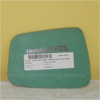 HONDA JAZZ GD - 10/2002 to 8/2008 - 5DR HATCH - DRIVERS - RIGHT SIDE MIRROR - FLAT GLASS ONLY -  - 148MM X 110MM - NEW