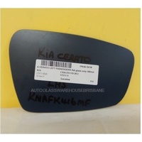 KIA CERATO YD - 5/2013 to 6/2018 - 5DR HATCH - PASSENGERS - LEFT SIDE MIRROR - FLAT GLASS  ONLY - 180MM X 116MM - NEW