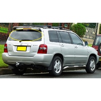 suitable for TOYOTA KLUGER GSU40R - 8/2007 to 2/2014 - 5DR WAGON - REAR WINDSCREEN GLASS - PRIVACY TINT - 14 HOLES - NEW