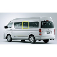 suitable for TOYOTA HIACE 220 SERIES - 4/2005 to 4/2019 - COMMUTER BUS/VAN - LEFT/RIGHT MIDDLE FIXED BONDED GLASS - 535w X 565h - NEW