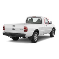 FORD RANGER PJ/PK - 12/2006 to 9/2011 - UTE - DRIVERS - RIGHT SIDE FRONT DOOR GLASS - 2 HOLES - (780mm) - (Second-hand)