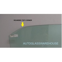 suitable for TOYOTA CAMRY ASV50R - 12/2011 to 5/2015 - 4DR SEDAN - DRIVER - RIGHT SIDE REAR DOOR GLASS (ROUNDED TOP CORNER) - NEW