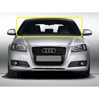 AUDI A3/S3 8V - 5/2013 to 1/2022 - 5DR HATCH - FRONT WINDSCREEN GLASS - RAIN SENSOR (W/OUT SUNSHADE), ACOUSTIC, TOP MOULD, RETAINER - NEW