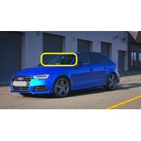AUDI A3/S3 8V - 5/2013 to 1/2022 - 5DR HATCH - FRONT WINDSCREEN GLASS - RAIN SENSOR (W/OUT SUNSHADE), ACOUSTIC, TOP MOULD, RETAINER - NEW