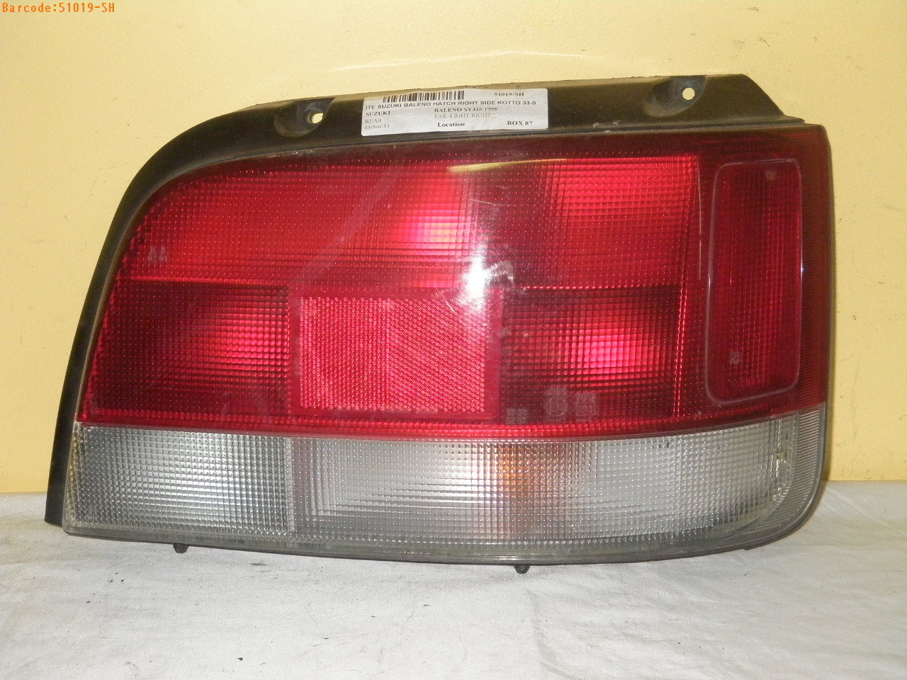 SUZUKI,BALENO, 3DR,HATCH,4/95>10/01, RIGHT,SIDE,TAIL,LIGHT, KOITO,3308505