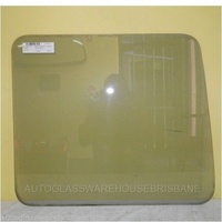 HOLDEN COMBO SB - 4/1994 to 12/2000 - 2DR VAN - PASSENGERS - LEFT SIDE REAR FIXED GLASS - RUBBER IN - 492MM HIGH X 580MM WIDE