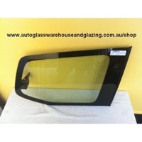 suitable for TOYOTA PRADO 120 SERIES - 2/2003 to 10/2009 - 5DR WAGON - DRIVERS - RIGHT SIDE REAR CARGO GLASS - WITH ONE HOLE & AERIAL WIRE