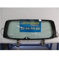 SUITABLE FOR TOYOTA RAV4 30 SERIES - 1/2006 TO 2/2013 - 5DR WAGON - REAR WINDSCREEN GLASS - HEATED, ANTENNA, WIPER HOLE - GREEN