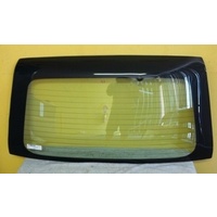NISSAN X-TRAIL TBNT30 - 10/2001 to 9/2007 - 5DR WAGON - REAR WINDSCREEN GLASS - HEATED, SQUIRTER HOLE - GREEN
