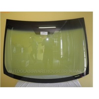 suitable for TOYOTA COROLLA ZRE152R - 5/2007 to 10/2012 - 5DR HATCH - FRONT WINDSCREEN GLASS - MIRROR BUTTON, MOULDING FITTED