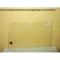 suitable for TOYOTA HIACE YH50 - VAN 2/83>10/89 - RIGHT SIDE SLIDING GLASS REAR - VERY REAR HALF