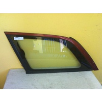 MAZDA 626 GW - 1/1998 to 8/2002 - 4DR WAGON -PASSENGERS - LEFT SIDE REAR CARGO GLASS - ENCAPSULATED