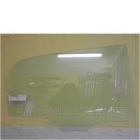 MAZDA 2 DE - 9/2007 to 8/2014 - 5DR HATCH - DRIVERS - RIGHT SIDE REAR DOOR GLASS - GREEN