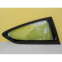 FORD FIESTA WS/WT - 9/2008 to CURRENT - 3DR HATCH - DRIVERS - RIGHT SIDE REAR OPERA GLASS - ENCAPSULATED - BLACK MOULD