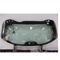 suitable for TOYOTA KLUGER GSU50R/GSU55R - 3/2014 TO 2/2021 - 5DR WAGON - REAR WINDSCREEN GLASS - OPENING WINDOW - GRANDE MODEL - GREEN - 12 HOLES