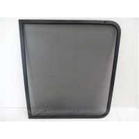 MERCEDES SPRINTER - 9/2006 to 7/2017 - LWB VAN - SECURITY AND INSECT MESH -(3) RIGHT REAR BONDED SLIDING WINDOW - to suit 154839 - NEW
