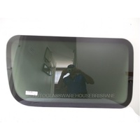 LDV V80 - 4/2013 TO CURRENT - VAN - DRIVERS - RIGHT SIDE REAR CARGO FIXED BONDED WINDOW GLASS - 990 X 555