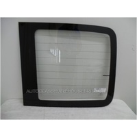 LDV V80 - 4/2013 to CURRENT - VAN - DRIVERS - RIGHT SIDE BARN DOOR GLASS - HEATED - (LOW ROOF  - 705 x 615) - GREEN  