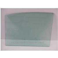 HOLDEN FE-FC - 1956 to 1959 - 4DR SEDAN - DRIVERS - RIGHT SIDE REAR DOOR GLASS - GREEN