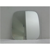 MITSUBISHI PAJERO NM/NP/NS - 5/2000 to CURRENT - 4DR WAGON - RIGHT SIDE MIRROR FLAT GLASS - 160w X 185h - (Limited Edition Exceed-From Chrome Mirror)