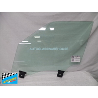 RANGE ROVER SPORT L494 - 6/2013 to 6/2022 - 4DR WAGON - PASSENGERS - LEFT SIDE FRONT DOOR GLASS - LAMINATED - WITH FITTING - GREEN