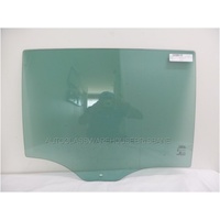 FORD RANGER PX - PT - 10/2011 to CURRENT - 4DR DUAL CAB - DRIVERS - RIGHT SIDE REAR DOOR GLASS - DARK GREEN