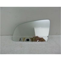 AUDI A6 C6 4F - 9/2004 to 6/2011 - 4DR SEDAN - LEFT SIDE MIRROR - FLAT GLASS ONLY - 200 ANGLE WIDE X 110 HIGH
