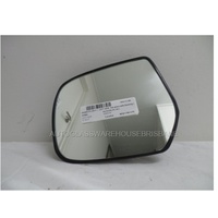 FORD RANGER PX - PT - 9/2011 TO 6/2022 - CAB CHASSIS - LEFT SIDE MIRROR - FLAT GLASS WITH BACKING PLATE - A024-101 LH