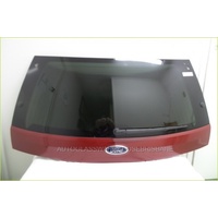 FORD TERRITORY SZ - 5/2011 to 10/2016 - WAGON - REAR TAILGATE GLASS - PRIVACY TINTED (PLASTIC CRACKED) - RED - BRISBANE PICK UP ONLY