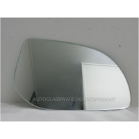 HYUNDAI i20 PB - 7/2010 to 10/2015 - HATCH - RIGHT SIDE MIRROR - FLAT GLASS ONLY - 170mm WIDE X 115mm TALL