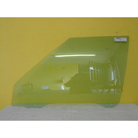 FORD FALCON XD/XE/XF/XG/XH - 1979 TO 1988 - SEDAN/WAGON/UTE/PANELVAN (CHINA MADE) - PASSENGERS - LEFT SIDE FRONT DOOR GLASS - GREEN