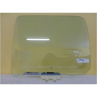 HOLDEN RODEO RA - 12/2002 to 7/2008 - 4DR DUAL CAB - PASSENGERS - LEFT SIDE REAR DOOR GLASS