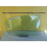suitable for TOYOTA COROLLA ZZE122R - 12/2001 to 4/2007 - 4DR SEDAN - DRIVERS - RIGHT SIDE REAR DOOR GLASS
