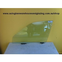 suitable for TOYOTA COROLLA AE112 - 9/1998 to 11/2001 - SEDAN/HATCH/WAGON - PASSENGERS - LEFT SIDE FRONT DOOR GLASS